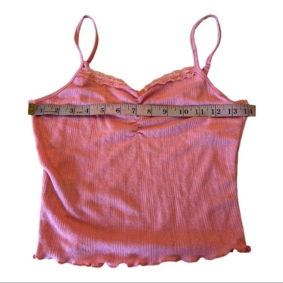 IZZY POINTELLE TANK TOP in Pink by BCBGeneration NEW Size M NEW - Picture 10 of 14